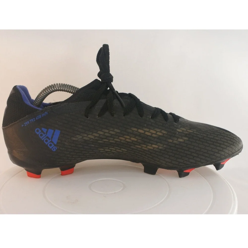 Adidas X Speedflow.3 FG Mens Soccer Cleats Black Blue FY3296 Size 9